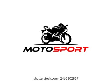 Motor bike logo. motor sales shop logo, bike icon vector.