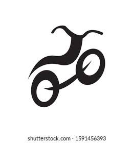 Motor bike logo template vector icon design