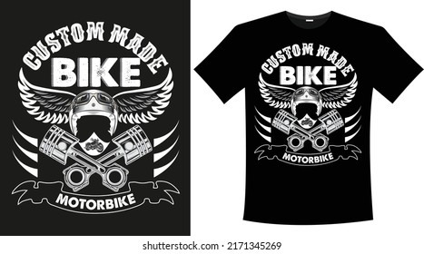 Motor bike lover ,Motor bike rider T Shirt Design