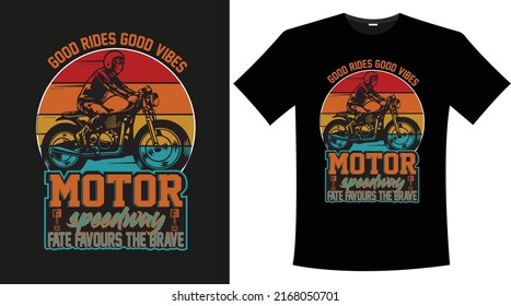 Motor Bike Lover T Shirt Design