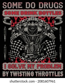 Motor Bike T shirt Design For Riders