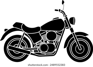 Motor Bike Vector art illustration