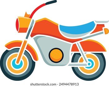 motor bike vector design illustration artwork