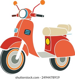 motor bike vector design illustration artwork