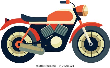 motor bike vector design illustration art 