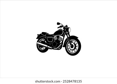 motor bike vector silhouette Art