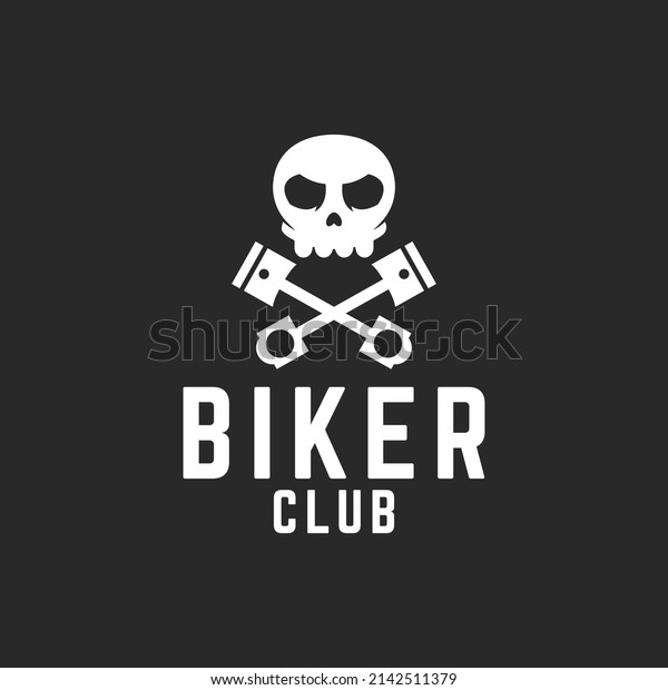 motor biker club logo\
vector