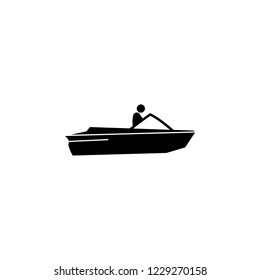 motor, boat, speed icon. Element of water transport icon for mobile concept and web apps. Detailed motor, boat, speed icon can be used for web and mobile