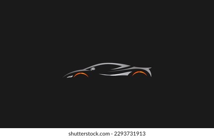 Motor Car Logo Vector Illustration
