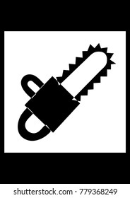 Motor chainsaw icon