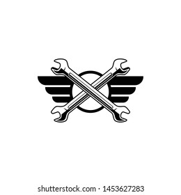 Motor club logo design vector template