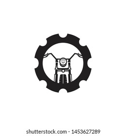 Motor club logo design vector template