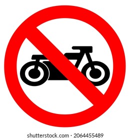 motor cycle ban forbidden allowed