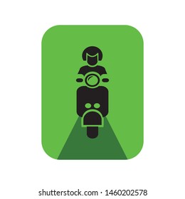 motor cycle icon vector template