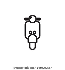 motor cycle icon vector template