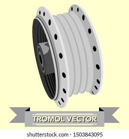 Motor Cycle parts and accessories vector