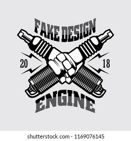 motor cycle spark logo