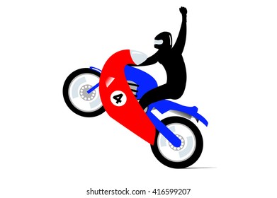 Motor cycle Wheelie