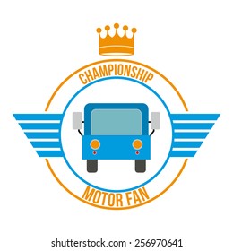 Motor Fan, Vector illustration