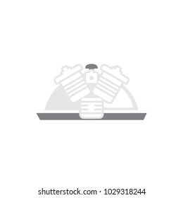 Motor Food Logo Icon Design