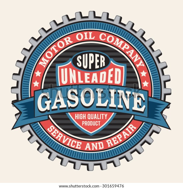 Motor
gasoline typography, t-shirt graphics,
vectors