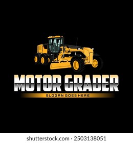 motor grader construction machine logo