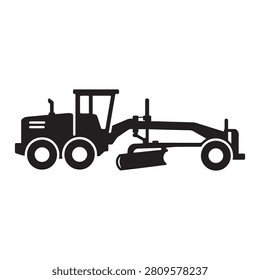 Motor Grader Glyph Icon for Road Construction, Earthmoving and Highway Maintenance

Professional black glyph icon representing a motor grader used for grading roads, leveling surfaces, earthmoving, and civil engineering projects.