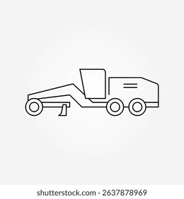 motor grader icon symbol illustration vector eps10 logo template