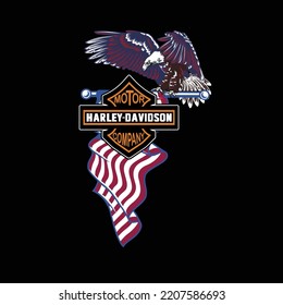 Motor Herley-Davidsion Company T-shirt Design