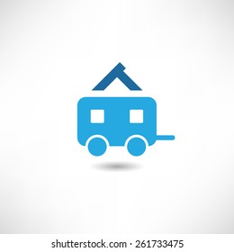 Motor home icon