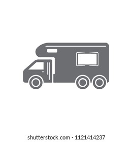 Motor home icon. Simple element illustration. Motor home symbol design from Transport collection set. Can be used for web and mobile on white background