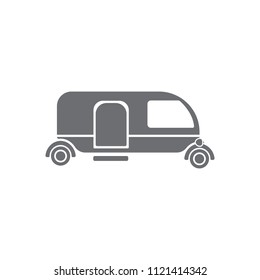 Motor home icon. Simple element illustration. Motor home symbol design from Transport collection set. Can be used for web and mobile on white background