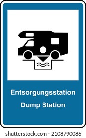 Motor Home Van Caravan Dump Station  - Shutterstock ID 2108790086