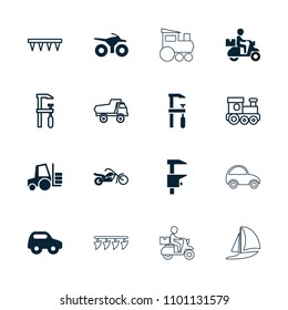 Motor Icon Collection 16 Motor Filled Stock Vector (Royalty Free ...
