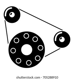 Motor icon. Simple illustration of motor vector icon for web