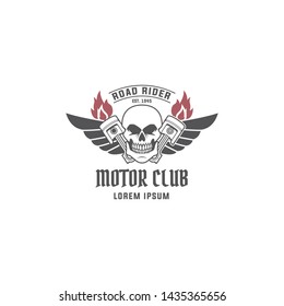 motor logo graphic design. logo, Sticker, label, arm