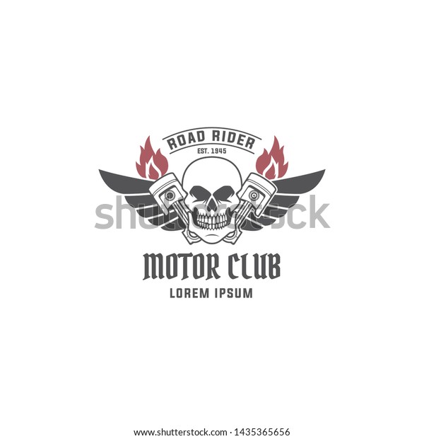 Motor Logo Graphic Design Logo Sticker Stock Vector Royalty Free