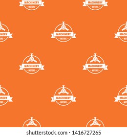 Motor machinery pattern vector orange for any web design best