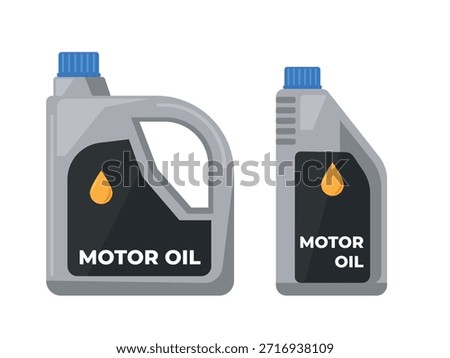 Motor oil bottle, small and medium plastic tube, machine liquid bottle