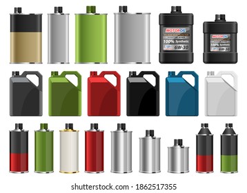 Motor oil bottle vector design illustration isolated on white background