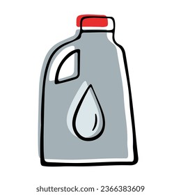 Aceite de motor. Cartel de aceite del motor. Aceite del motor. Iconos negros vectores aislados en fondo blanco. Conjunto de iconos.