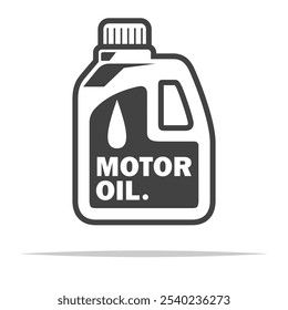 Motor oil icon transparent vector isolated