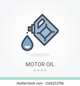 Motor Oil Vector Icon