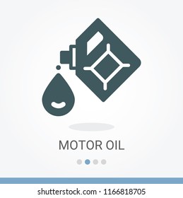 Motor Oil Vector Icon