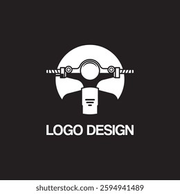 motor old logo design template