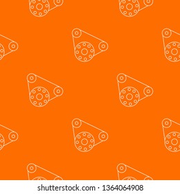 Motor pattern vector orange for any web design best