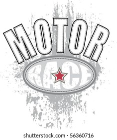motor and race print