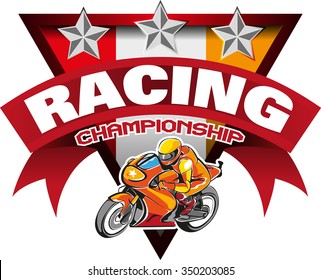 Motor Racing Championship Logo Event