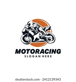 Motor Racing Logo Design Template