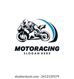 Motor Racing Logo Design Template